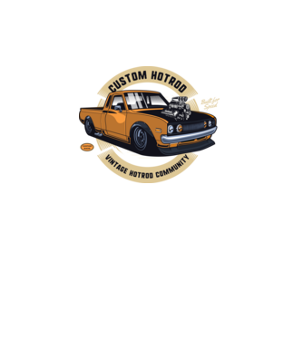 Hot Rod minta türkiz pólón