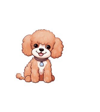 Aranyos kiskutya - Uszkár (Poodle) minta világos rózsaszín pólón