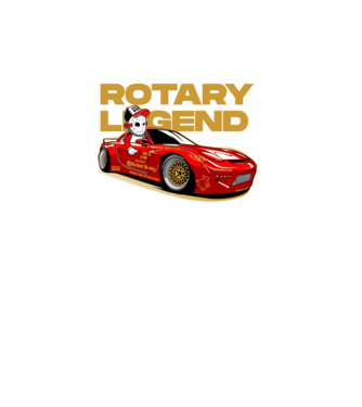 Mazda RX-7 - Rotary Legend minta türkiz pólón
