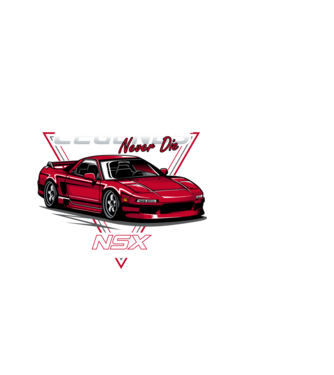 Honda NSX minta fekete pólón
