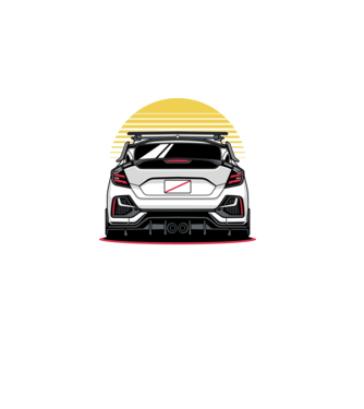 Honda Civic minta fekete pólón