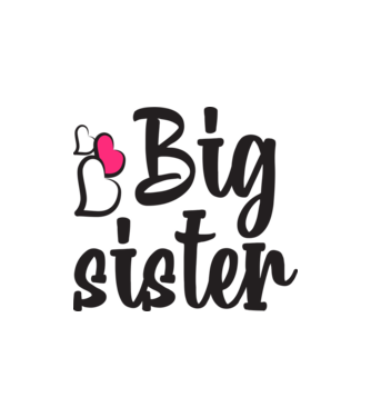 Big Sister minta homokszín pólón