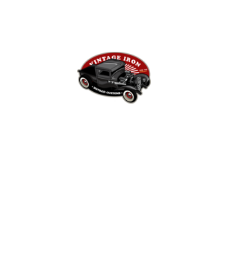 Hot Rod minta fekete pólón
