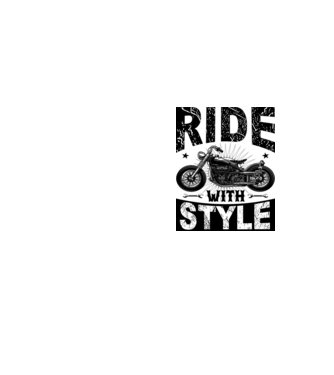 Ride With Style - Vezess stílusosan minta neonsárga pólón