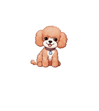 Aranyos kiskutya - Uszkár (Poodle) minta világos rózsaszín pólón