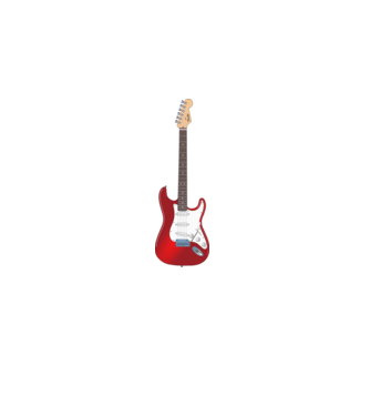 Stratocaster gitár minta fekete pólón
