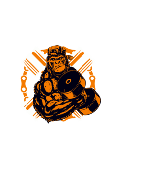 You Can't Fake Strong minta fekete pólón