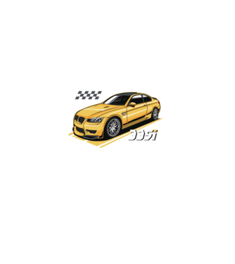 BMW M-Power - 335i minta farmerkék pólón