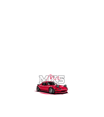 Mazda MX-5 Miata minta fehér pólón