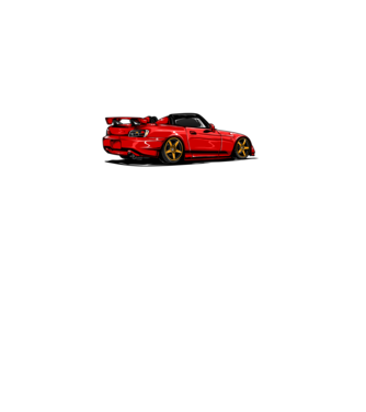 Honda S2000 minta fekete pólón