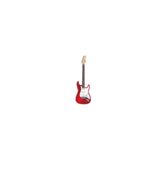Stratocaster gitár minta fekete pólón