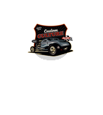 Hot Rod minta rózsaszín pólón