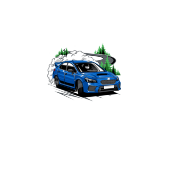 Subaru Impreza WRX STi minta fekete pólón