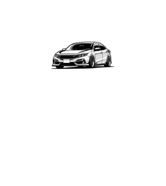 Honda Civic minta fekete pólón