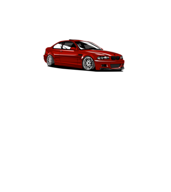 BMW M3 E46 Coupe  minta fehér pólón
