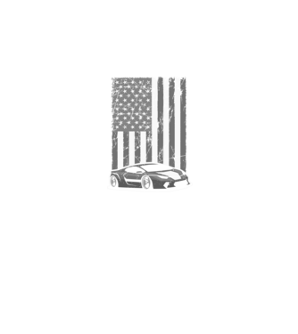 Amerikai autó minta fekete pólón
