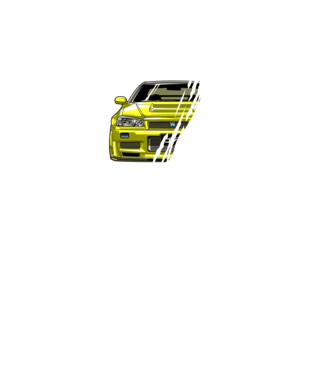 Nissan Skyline GTR R34  minta türkiz pólón