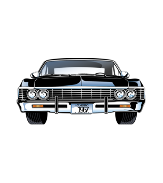 Chevrolet Impala 1967 minta fehér pólón