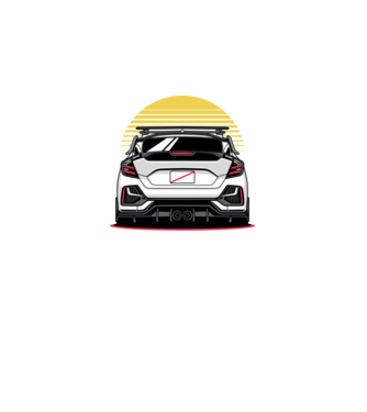 Honda Civic minta fekete pólón