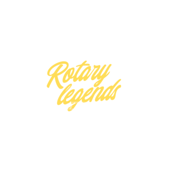 Mazda RX - Rotary Legends Cars minta fekete pólón