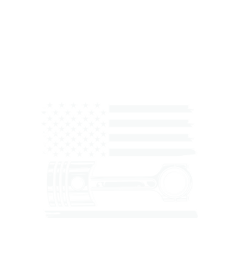 Amerikai autó - motor minta fekete pólón