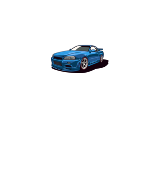 Nissan Skyline GTR  minta fehér pólón