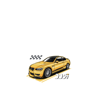 BMW M-Power - 335i minta fekete pólón