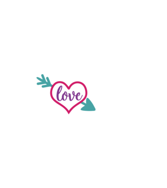 Love - Szerelem, Szeretet minta sötétkék pólón
