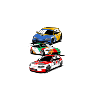 Honda Civic  minta fehér pólón