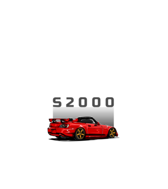 Honda S2000 minta fehér pólón