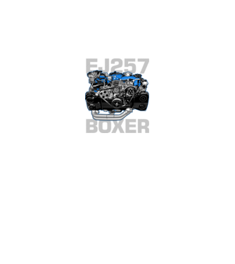 Subaru EJ257 Boxer Engine (motor)  minta királykék pólón