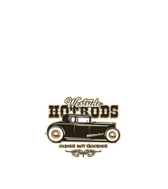 Westside Hot Rods - Oldies But Goodies minta fehér pólón