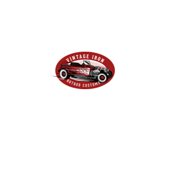 Hot Rod minta fekete pólón