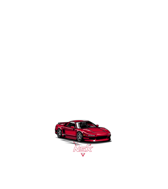 Honda NSX minta sötétkék pólón