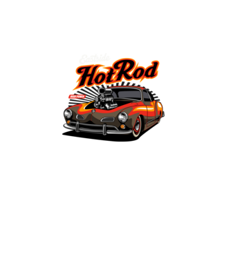 Hot Rod minta türkiz pólón
