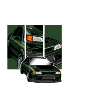 Subaru Impreza  minta fekete pólón