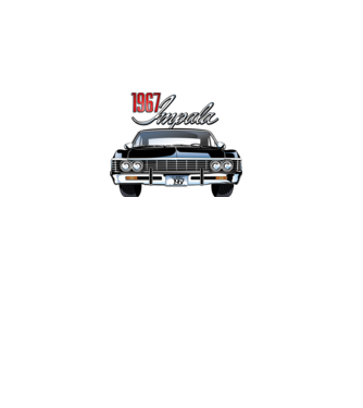 Chevrolet Impala 1967 minta fehér pólón