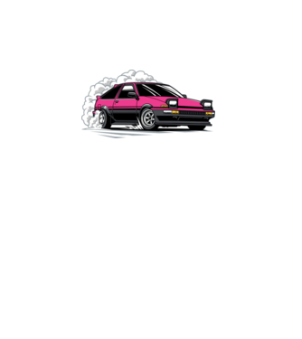 Toyota AE86 - Drift Legends minta türkiz pólón