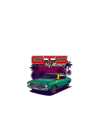 Holden Monaro GTS minta fehér pólón