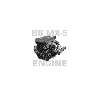 Mazda B6 MX-5 Engine (motor)_2 minta fekete pólón