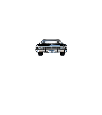 Chevrolet Impala 1967 minta fehér pólón
