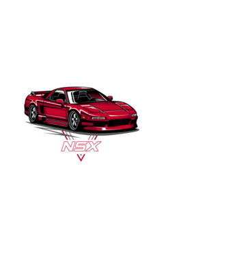 Honda NSX minta fekete pólón