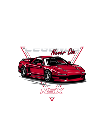 Honda NSX minta fekete pólón