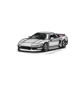 Honda NSX minta homokszín pólón