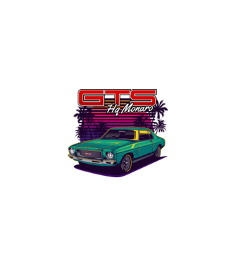 Holden Monaro GTS minta fehér pólón