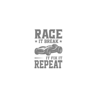 Race it, Break it, Fix it, Repeat - Versenyezz vele, törd meg, javítsd, Ismétlés minta homokszín pólón