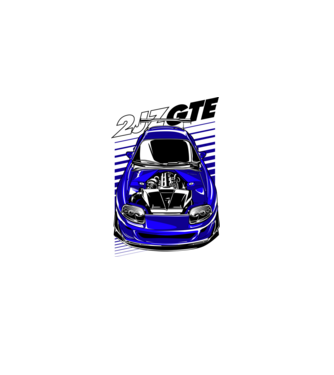 Toyota Supra 2JZ-GTE minta fehér pólón