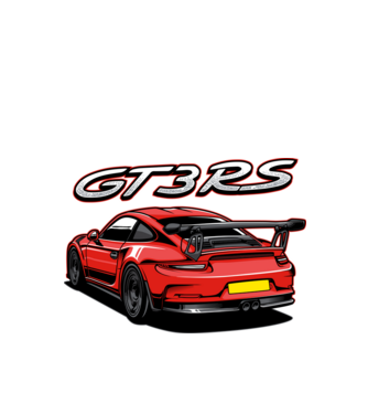 Porsche 911 GT3 minta fekete pólón