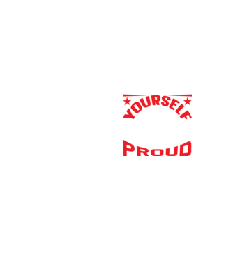 Make yourself proud - Légy büszke magadra minta neonsárga pólón