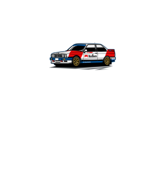 BMW E30 minta fekete pólón